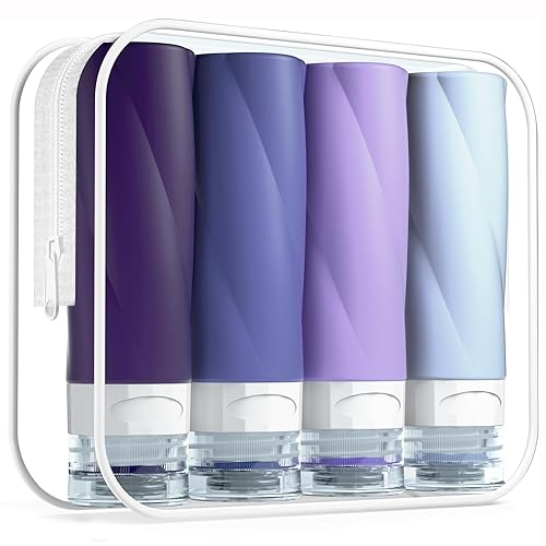 Gemice Travel Bottles For Toiletries, 3Oz Tsa Approved Travel Size Containers Bpa Free Leak Proof Travel Tubes Refillable Liquid